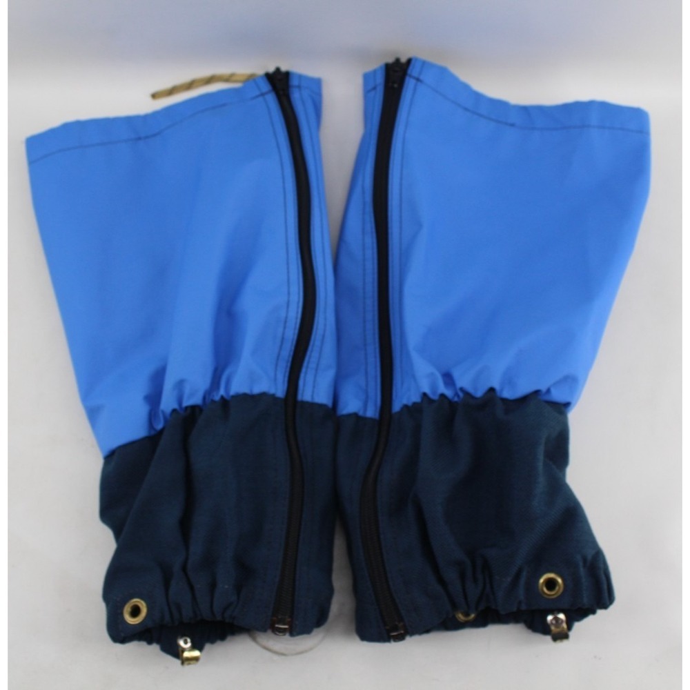 Vintage 80's North by Northeast Hiking Gaiters Blue Gore-Tex Fabric Pawtucket RI